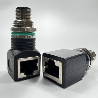 Superstampaggio M12 connettore elettrico a 4 pin per automazione industriale