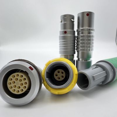 IP68 LEMO REDEL ODU Equipment Connector Medici Serie Metallo e Plastica